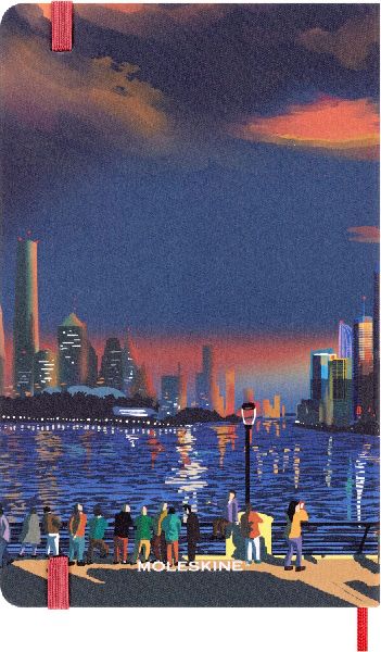 Moleskine I AM the city Shanghai Notizbuch limitierte Ausgabe, L/A5, liniert, fester Einband