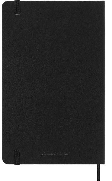 Moleskine 12 Monate Wochenkalender 2027, Large/A5, 1 Wo = 2 Seiten, vertikal, fester Einband, Schwarz