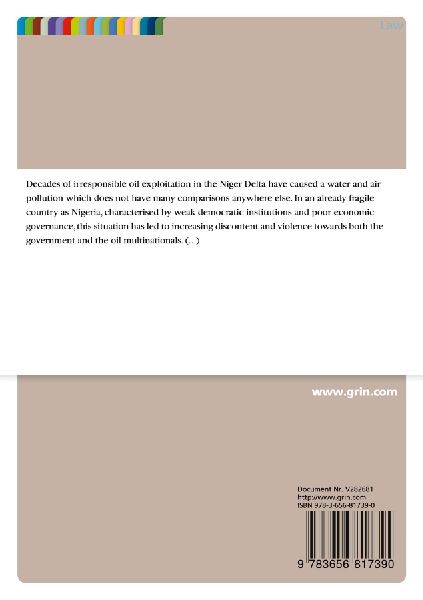 Corporate Social Responsibility of Oil Multinationals in Nigeria. Human Rights, Sustainable Development and the Law