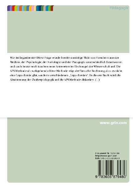 Zauberhaftes Legasthenietraining. Ein Wegweiser zum Erwerb der Kulturtechniken Lesen und Schreiben