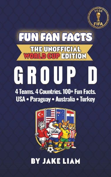 World Cup 2026 Group D Soccer Book for Kids
