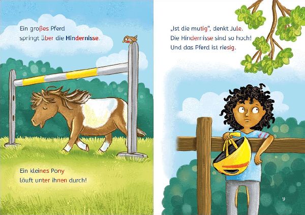 Leselöwen 1. Klasse - Eine ponystarke Reitstunde