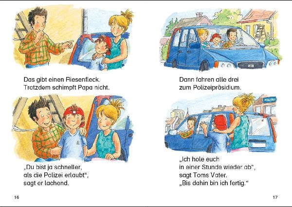 7-Minuten-Geschichten zum Lesenlernen - Polizei und Feuerwehr im Einsatz