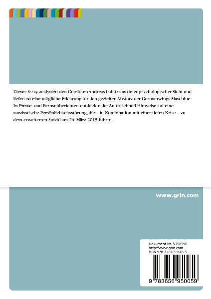 Zum Absturz der Germanwings-Maschine. Eine tiefenpsychologische Betrachtung