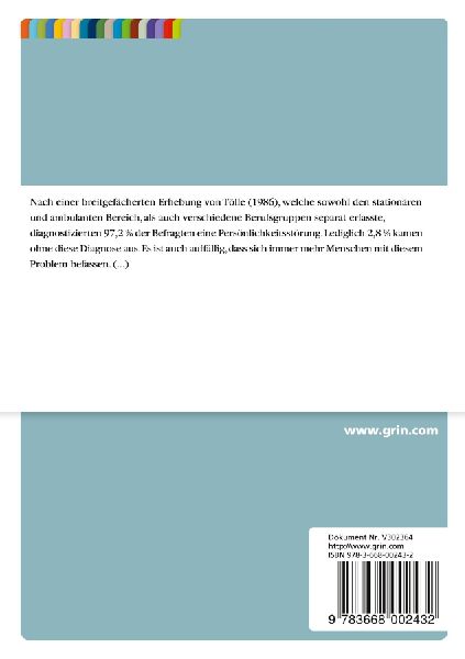 Cluster A. Paranoide, schizotypische und schizoide Persönlichkeitsstörung