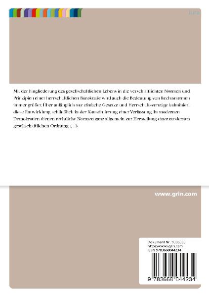 Eine Zusammenfassung des Werks "Die Geschichte des Rechts" von Uwe Wesel