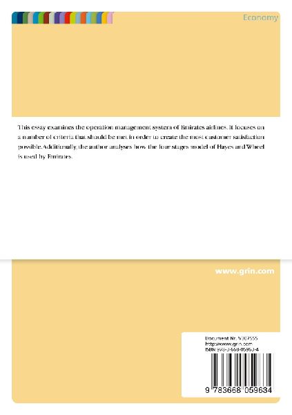 An Analysis of the Emirates Airline Operation Management System