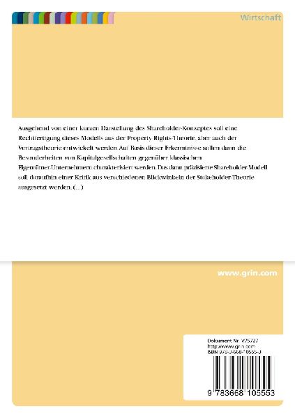 Shareholder oder Stakeholder. Wem dient ein Unternehmen?