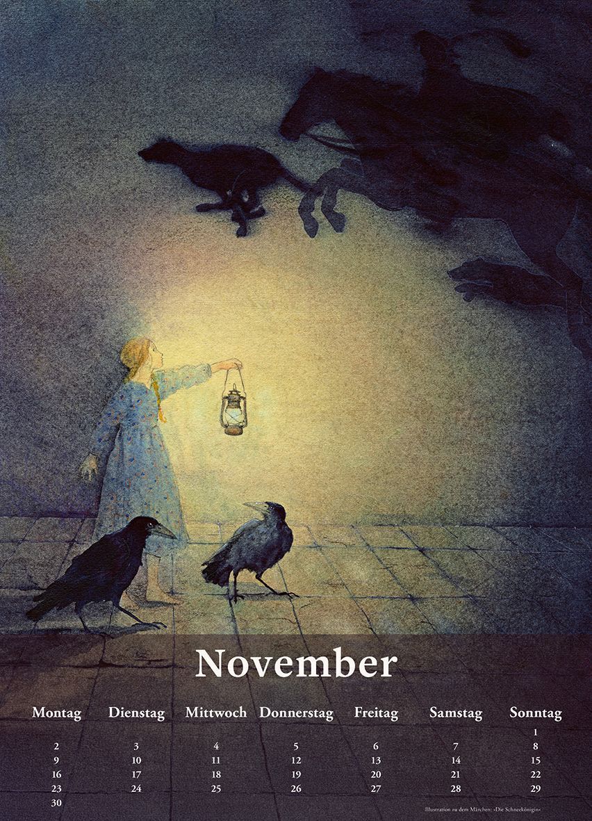 Kinderzimmer-Kalender 2027 'Hans Christian Andersen'