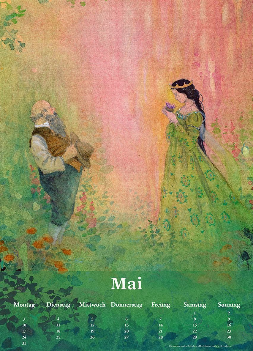 Kinderzimmer-Kalender 2027 'Hans Christian Andersen'