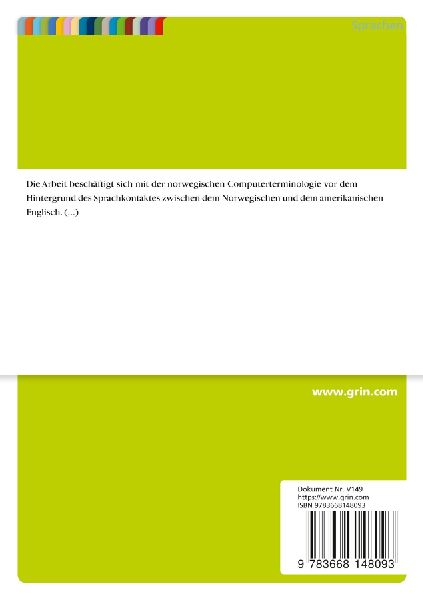 Strategien der Entlehnung, Wortbildung und Wortschöpfung im norwegischen Computerwortschatz