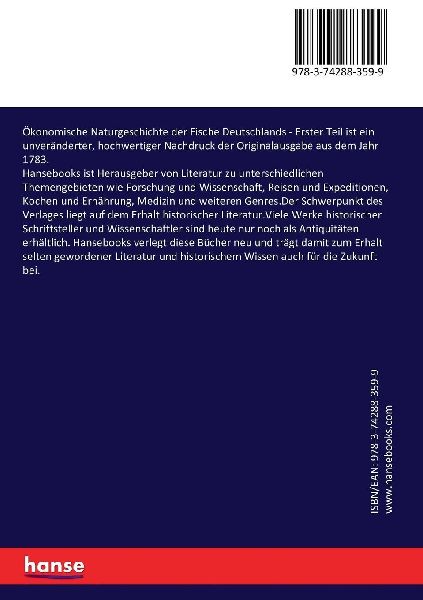 Ökonomische Naturgeschichte der Fische Deutschlands
