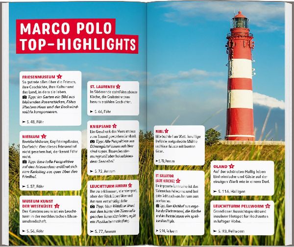 MARCO POLO Reiseführer Föhr, Amrum, Pellworm, Nordstrand, Halligen