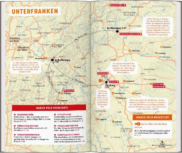 MARCO POLO Reiseführer Franken, Nürnberg, Würzburg, Bamberg