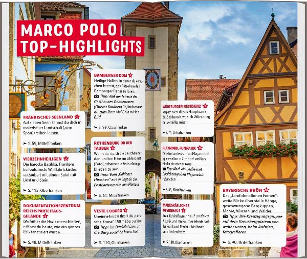 MARCO POLO Reiseführer Franken, Nürnberg, Würzburg, Bamberg