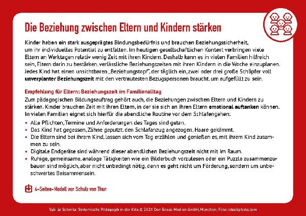 Systemische Pädagogik in der Kita