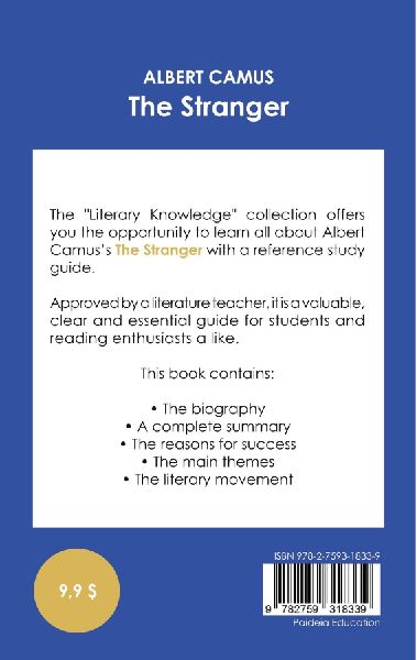 Study guide The Stranger by Albert Camus (in-depth literary analysis and complete summary)