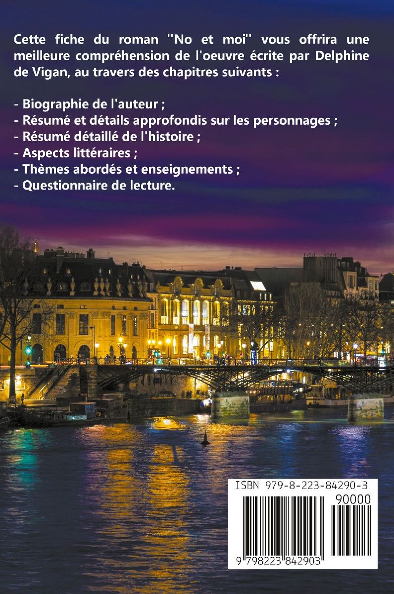Fiche de lecture - No et moi