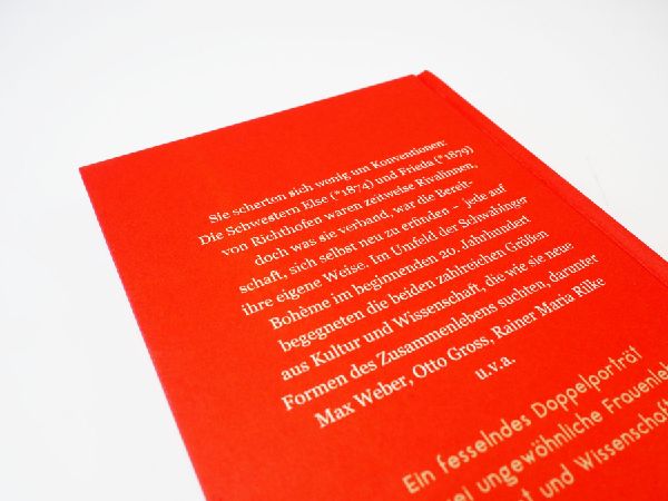 Frauen von morgen. Die Schwestern Richthofen im Kreise der Bohème