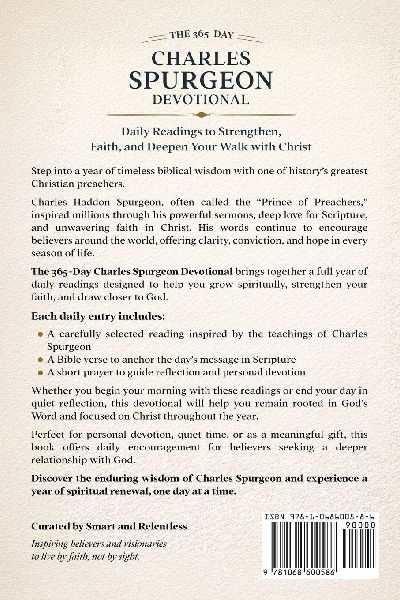 The 365-Day Charles Spurgeon Devotional