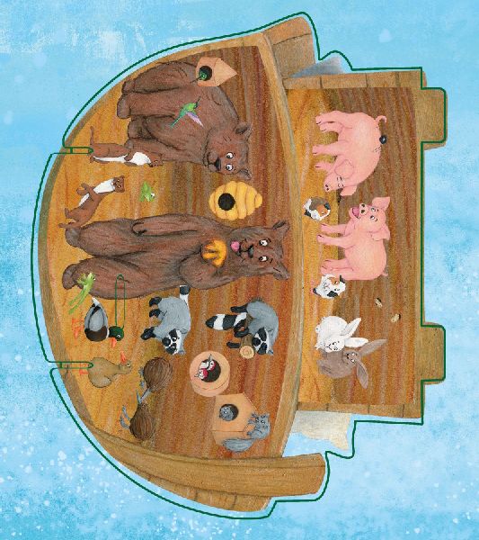 Meine bunte Arche Noah. Steckfiguren-Spaß