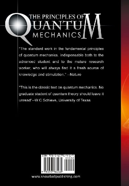 The Principles of Quantum Mechanics