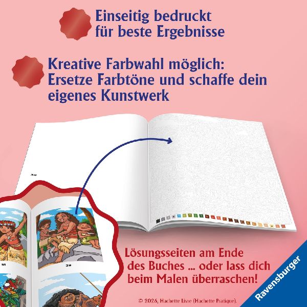 Disney Malen nach Zahlen - Vaiana
