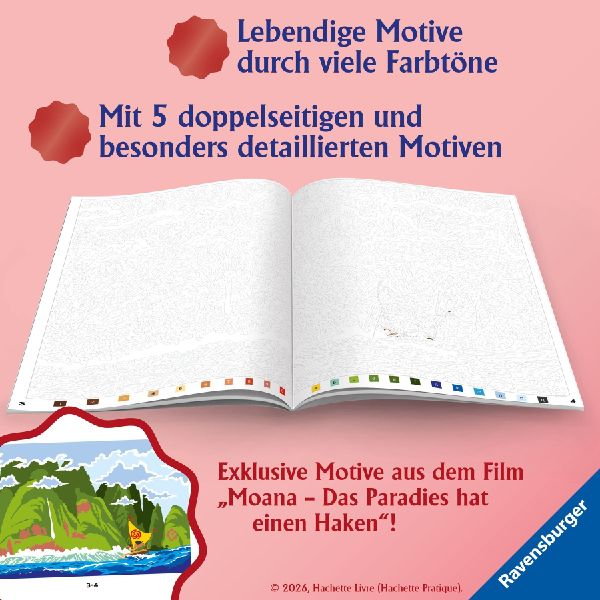 Disney Malen nach Zahlen - Vaiana