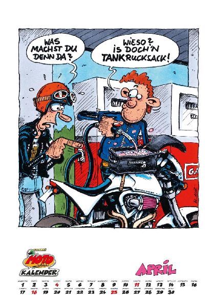 MOTOmania Kalender 2027: Monatskalender im Großformat