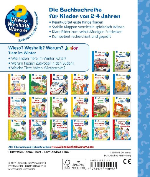 Wieso? Weshalb? Warum? junior, Band 31 - Tiere im Winter