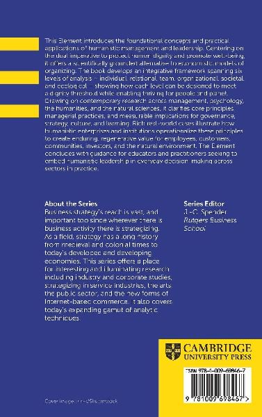 Humanistic Management and Leadership