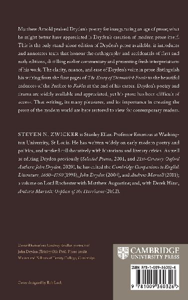 Selected Prose of John Dryden