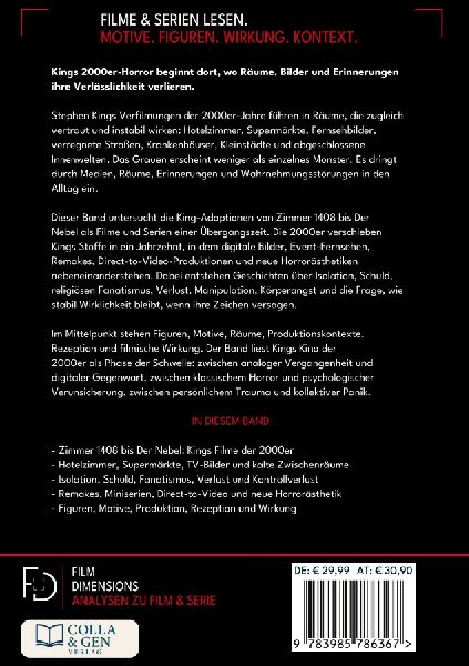 Stephen King - Die Filme, Band 3: 2000 bis 2009 (Ein Film Dimensions Buch)