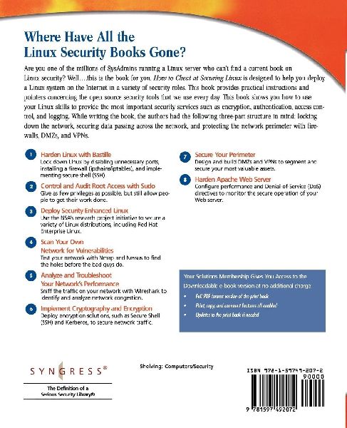 How to Cheat at Securing Linux