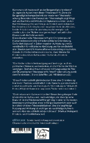 Wer Frieden will, muss mit dem Feind reden