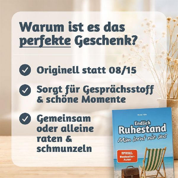 Endlich Ruhestand - Man lernt nie aus