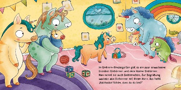 Weißt du, wie Einhörner in den Kindergarten gehen?