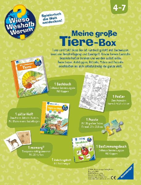 Wieso? Weshalb? Warum? - Meine große Tiere-Box