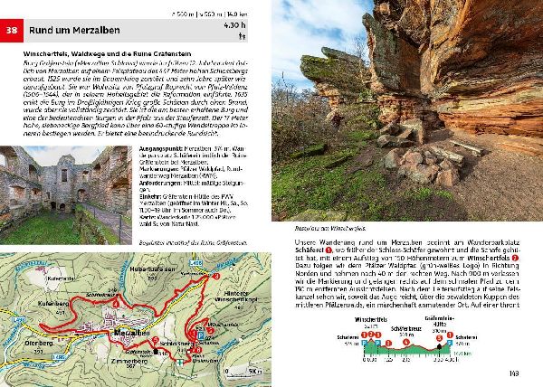 ROTHER Wanderführer Pfälzerwald und Deutsche Weinstraße