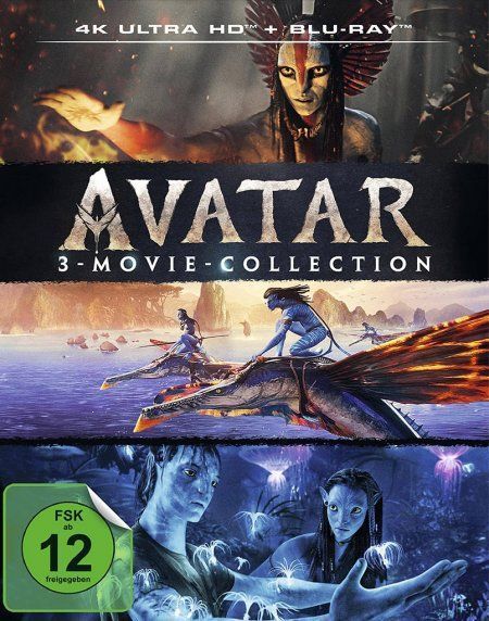 Avatar 3-Movie-Collection. UHD + Blu-ray