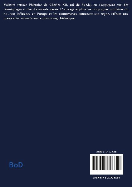 Histoire de Charles XII, Roi de Suède