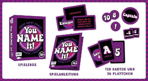 Kartenspiel: You name it! - Ü18