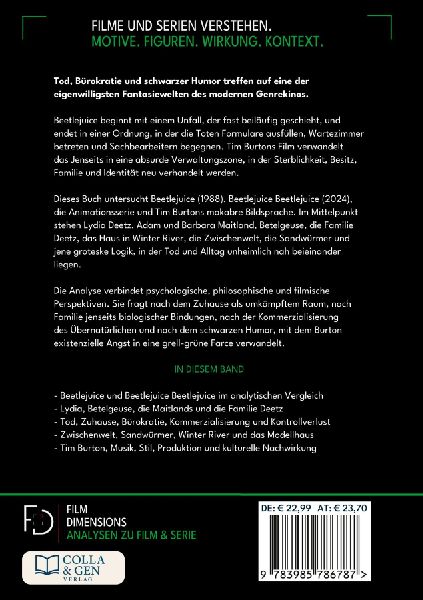 Beetlejuice: Psychologie des Makabren (Film Dimensions)