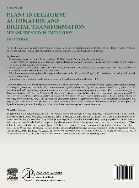 Plant Intelligent Automation and Digital Transformation Volume II
