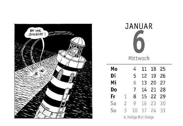 365 gute Perscheid-Tage 2027: Tageskalender