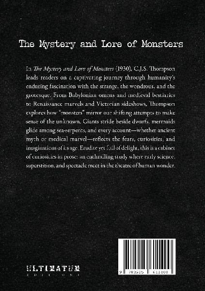 The Mystery and Lore of Monsters
