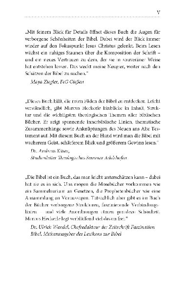 Die roten Fäden der Bibel entdecken