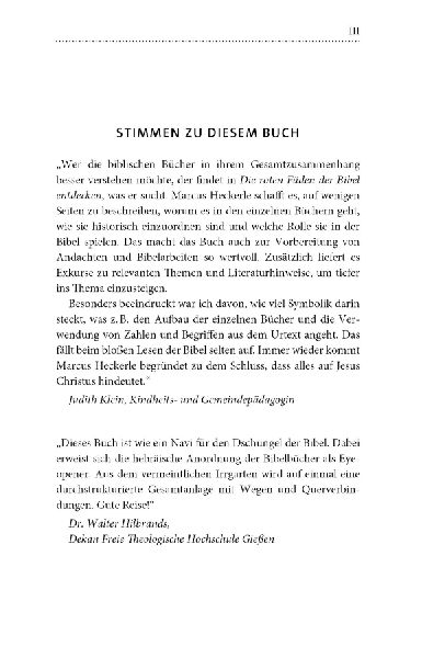 Die roten Fäden der Bibel entdecken