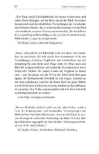 Die roten Fäden der Bibel entdecken