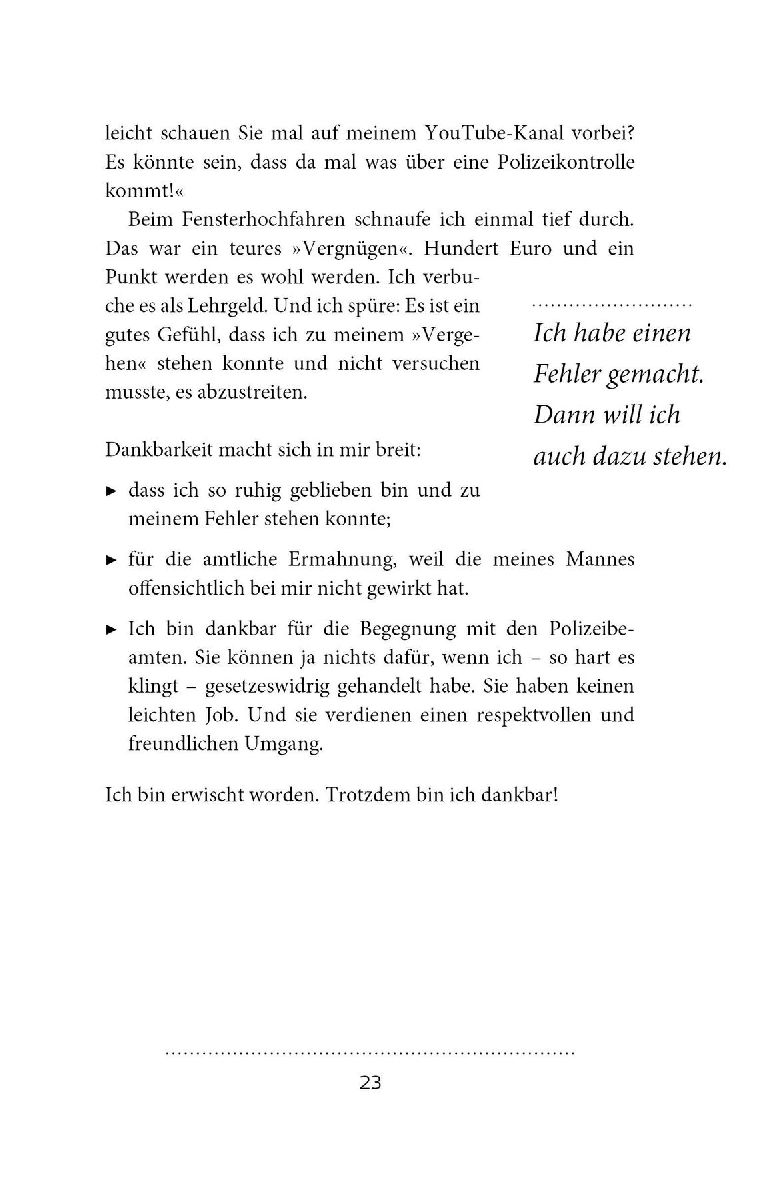 Die Brille der Dankbarkeit